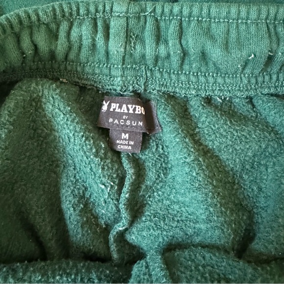 Playboy Green Sweatshirt and Sweatpants Set - Picture 4 of 5